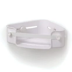 Flex White Gel-Lock Corner Bin