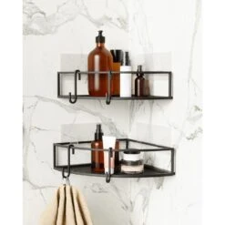 Umbra Cubiko Shower Bin Set Of 2