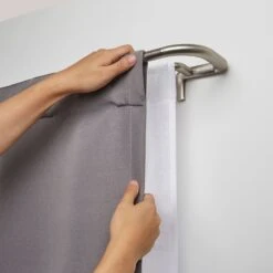 Umbra Twilight Double Blackout Curtain 3/4 Rod 48-88" -Umbra 1255234 3 1