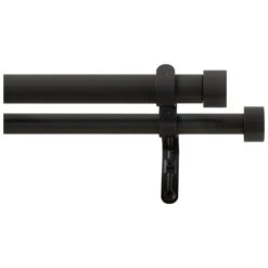 Umbra Cappa Double Rod 120"-180"