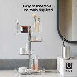 Umbra Pirouette Cosmetic Organizer-Clear -Umbra 1255262 13