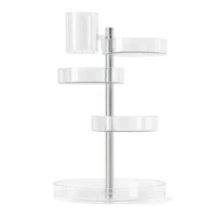 Umbra Pirouette Cosmetic Organizer-Clear
