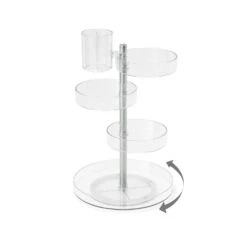 Umbra Pirouette Cosmetic Organizer-Clear -Umbra 1255262 6 1