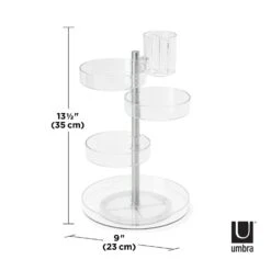 Umbra Pirouette Cosmetic Organizer-Clear -Umbra 1255262 9