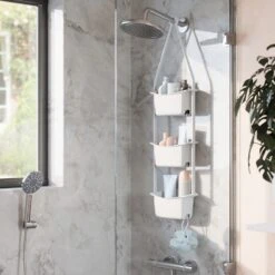 Umbra Flex Shower Bins Set Of 3-White -Umbra 1255265 8 1