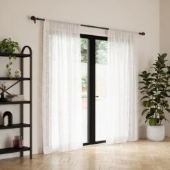 Umbra Helix Curtain Rod 42"-120"-Matte Black -Umbra 1255272 5