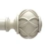 Umbra 72-in To 144-in White Steel Curved Curtain Rod
