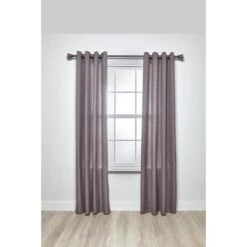 Umbra 36-in To 72-in Pewter Steel Curved Curtain Rod