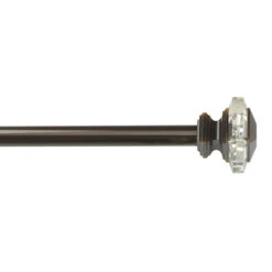 Umbra 36-in To 72-in Polished Bronze Steel Curved Curtain Rod
