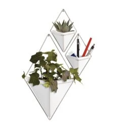 Umbra Trigg Wall Display - Small - White/Nickel - 2-Piece -Umbra 330007971 AlternateImage7 l