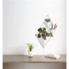 Umbra Trigg Wall Display - Large - White/Nickel