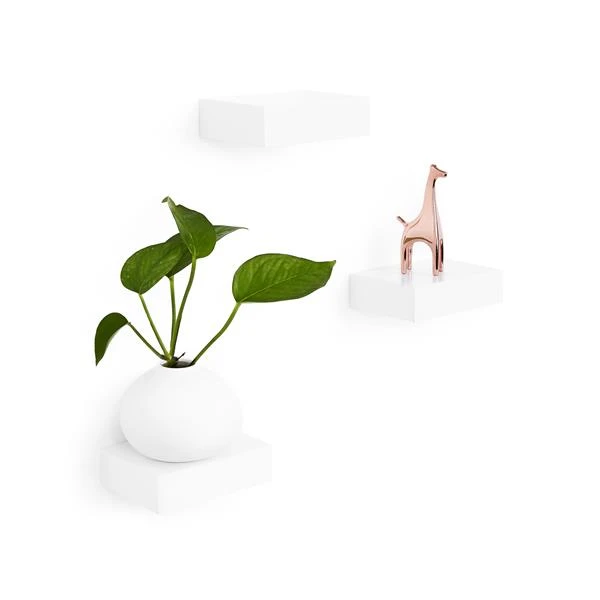 Umbra Showcase Shelves - White - 3-Piece 2 Umbra Showcase Shelves - White - 3-Piece - Image 2