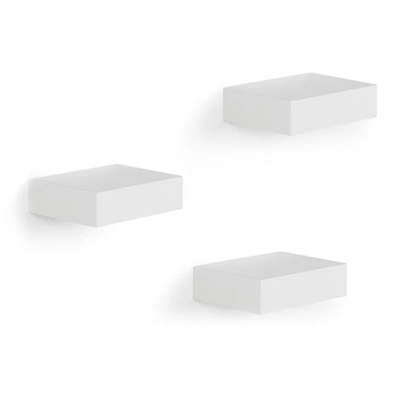Umbra Showcase Shelves - White - 3-Piece 3 Umbra Showcase Shelves - White - 3-Piece - Image 3