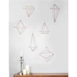Umbra Prisma Wall Decor - Copper - 6-Piece -Umbra 330007976 AlternateImage1 l