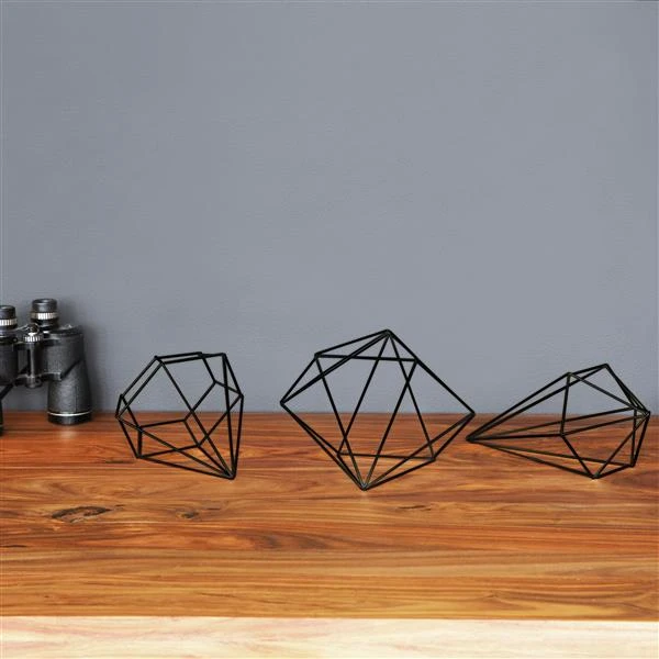 Umbra Prisma Wall Decor - Black - 6-Piece 2 Umbra Prisma Wall Decor - Black - 6-Piece - Image 2