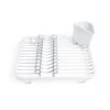 Umbra Sinkin Dish Rack - White/Nickel