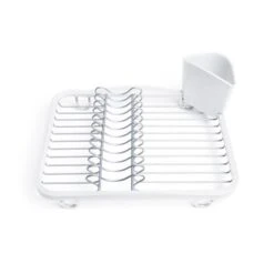 Umbra Sinkin Dish Rack - White/Nickel