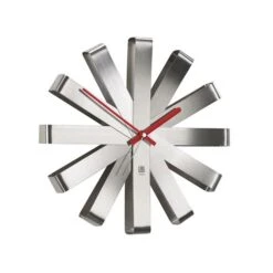 Umbra 12-in Steel Ribbon Wall Clock