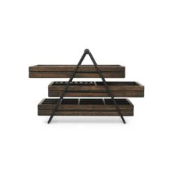 Umbra Terrace 7.75-in X 7-in X 10-in Black Walnut Jewelry Tray -Umbra 330008133 AlternateImage4 l