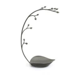Umbra Orchid 15-in X 5.5-in X 8.75-in Metal Jewelry Stand