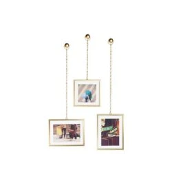 Umbra Matte Brass Fotochain Photo Display -Umbra 330008215 MainImage 001 l