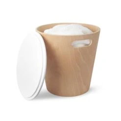 Umbra Woodrow White/Natural Storage Stool -Umbra 330008239 AlternateImage8 l