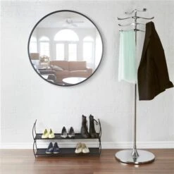 Umbra Black Hub Wall Mirror
