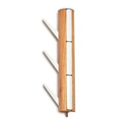 Umbra Flapper White And Natural Coat Rack