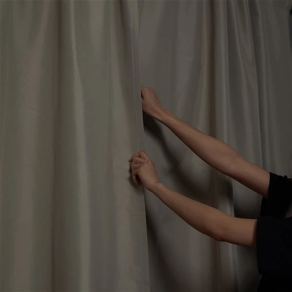 Umbra Twilight 95-in Linen Polyester Blackout Curtain Panel Pair 3 Umbra Twilight 95-in Linen Polyester Blackout Curtain Panel Pair - Image 3
