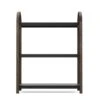 Umbra Bellwood 10.03-in D X 28.4-in W X 35.4-in H 3-Tier Black And Walnut Wood Freestanding Shelf