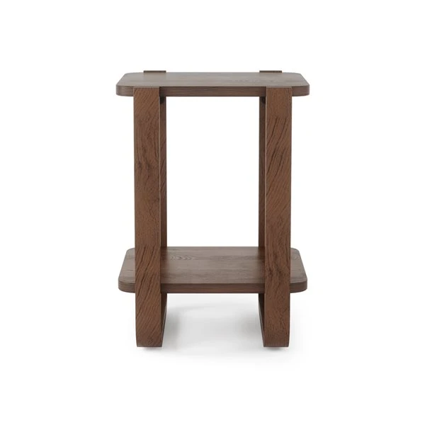 Umbra Bellwood Aged Walnut Wood Square End Table 3 Umbra Bellwood Aged Walnut Wood Square End Table - Image 3