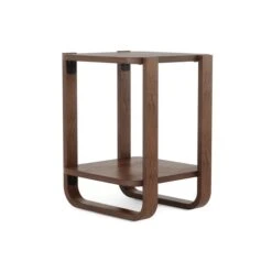 Umbra Bellwood Aged Walnut Wood Square End Table 9 Umbra Bellwood Aged Walnut Wood Square End Table -Umbra 331042263 AlternateImage4 l