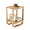 Umbra Bellwood Natural Wood Square End Table