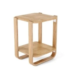 Umbra Bellwood Natural Wood Square End Table -Umbra 331042266 MainImage 001 l