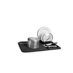 Umbra Udry 18-in W X 24-in L Plastic Dish Rack With Drying Mat -Umbra 331042269 AlternateImage1 l
