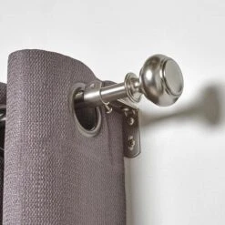 Umbra "Dorset" Curtain Rod - 48" To 88" - 5/8" - Nickel -Umbra 56836045b L