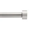 Umbra 36-in To 66-in Nickel Steel Curtain Rod Set
