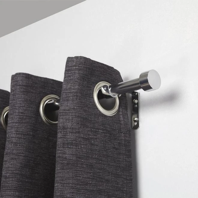 Umbra Steel Curtain Rod - 66in-120in - Nickel 1 Umbra Steel Curtain Rod - 66in-120in - Nickel