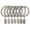 Umbra Pack Of 7 Curtain Clip Rings - Nickel
