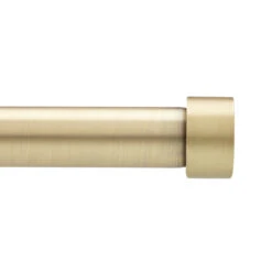 Umbra Cappa Metal Curtain Rod - Brass - 66 To 120-in -Umbra 56836092 L
