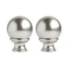 Umbra 2-Pack Nickel Steel Curtain Rod Finials