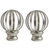 Umbra 2-Pack Nickel Steel Curtain Rod Finials