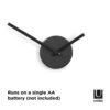Umbra Analog Atomic Round Indoor Wall Standard Clock