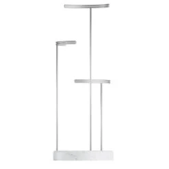 Umbra Tesora Jewelry Stand White/Nickel 7 Umbra Tesora Jewelry Stand White/Nickel -Umbra 56836154 L