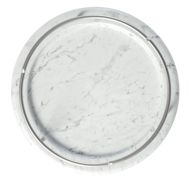 Umbra Tesora Jewelry Stand White/Nickel 3 Umbra Tesora Jewelry Stand White/Nickel - Image 3