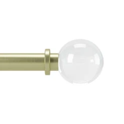 Umbra Leona Stainless Steel Curtain Rod - Brass Finish - 36 To 72-in -Umbra 56836159 L