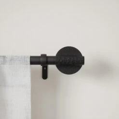 Umbra Odyssey Stainless Steel Curtain Rod - Matte Black - 42 To 120-in -Umbra 56836168c L