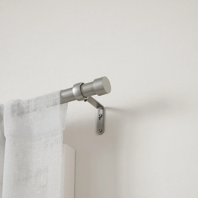 Umbra Umbro Stainless Steel Cappa Curtain Rod - Nickel Finish - 36 To 66-in 1 Umbra Umbro Stainless Steel Cappa Curtain Rod - Nickel Finish - 36 To 66-in