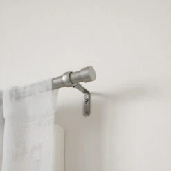 Umbra Umbro Cappa Stainless Steel Curtain Rod - Nickel - 66 To 120-in 6 Umbra Umbro Cappa Stainless Steel Curtain Rod - Nickel - 66 To 120-in -Umbra 56836179d L