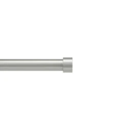 Umbra Cappa Steel Curtain Rod - Nickel Finish - 120 To 180-in